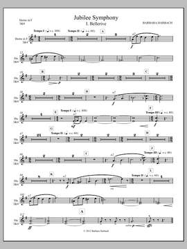 Barbara Harbach: Jubilee Symphony - F Horn