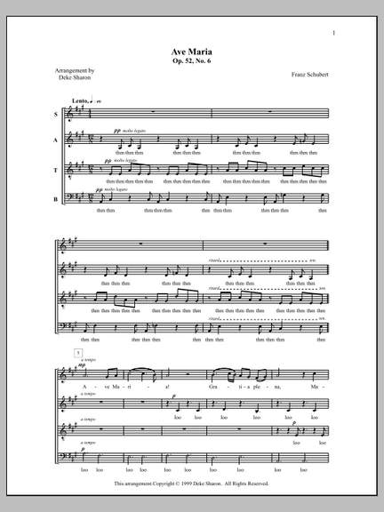 Deke Sharon: Ave Maria