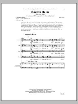Nick Page: Kodesh Heim