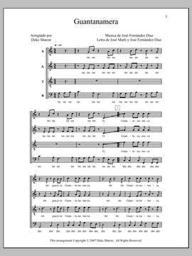 Deke Sharon: Guantanamera