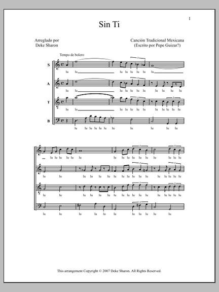 Deke Sharon: Sin Ti