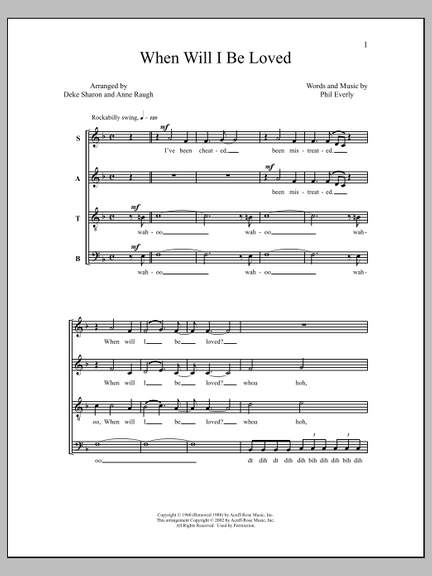 Deke Sharon: When Will I Be Loved