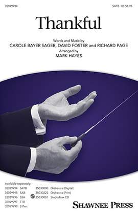 Josh Groban: Thankful (arr. Mark Hayes) - Trombone 1,2