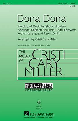 Teddi Schwartz: Dona Dona (arr. Cristi Cary Miller)