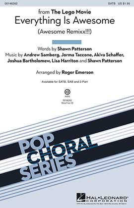 Tegan and Sara: Everything Is Awesome (from The Lego Movie) (arr. Roger Emerson)
