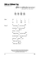 U2: With Or Without You Product Image