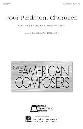 William Bolcom: Four Piedmont Choruses