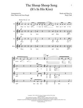 Deke Sharon: The Shoop Shoop Song (it's In His Kiss)