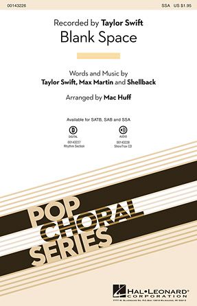 Taylor Swift: Blank Space (arr. Mac Huff)