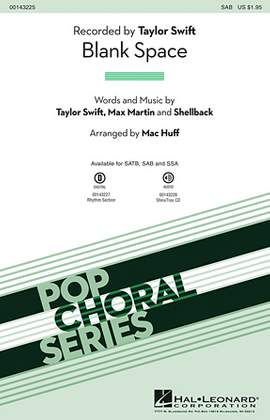Taylor Swift: Blank Space (arr. Mac Huff)