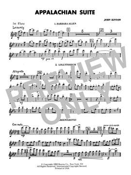 John Kinyon: Appalachian Suite - 1st Flute