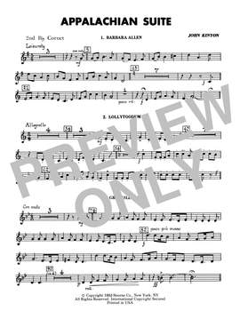 John Kinyon: Appalachian Suite - 2nd Bb Cornet