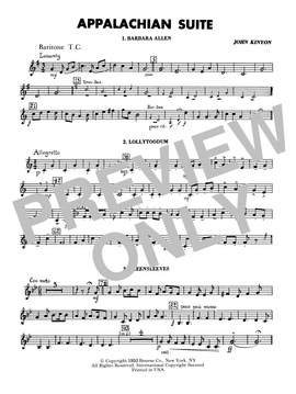 John Kinyon: Appalachian Suite - Baritone T.C.
