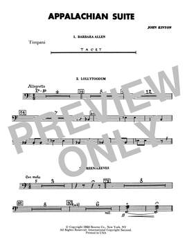 John Kinyon: Appalachian Suite - Timpani