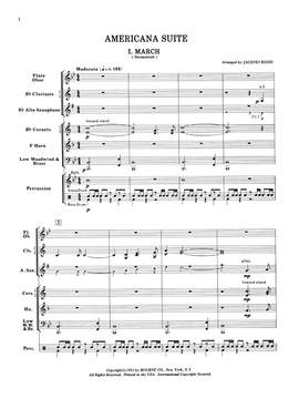 Jacques Rizzo: Americana Suite - Full Score