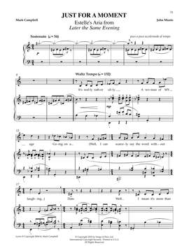 John Musto: Just For A Moment