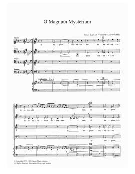 Tomas Luis de Victoria: O Magnum Mysterium
