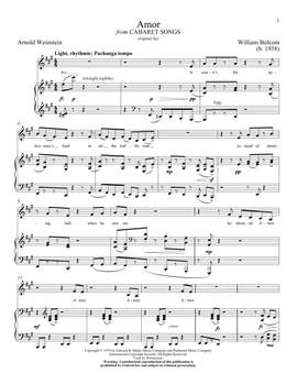 William Bolcom: Amor