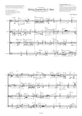 Dai Fujikura: Flare - String Quartet Nr. 2