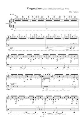 Dai Fujikura: Piano Studies 1-2 [Frozen Heat - Deepened Arc]