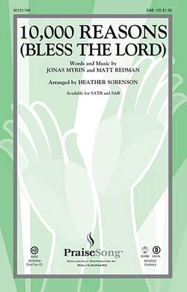 Matt Redman: 10,000 Reasons (Bless The Lord) (arr. Heather Sorenson)