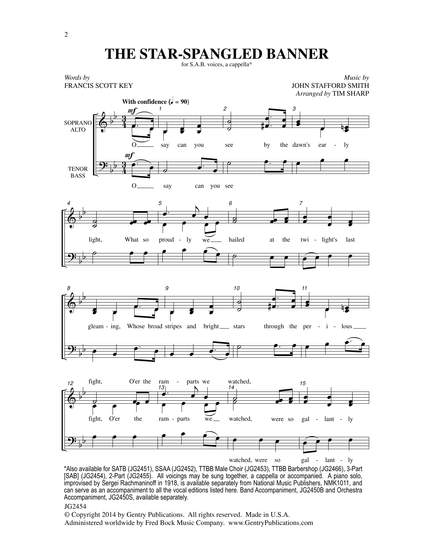 Tim Sharp: The Star-Spangled Banner
