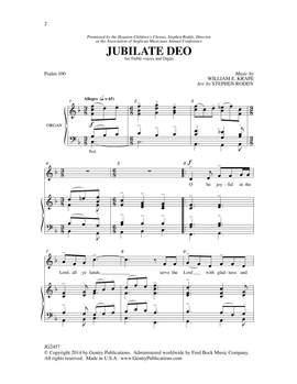 Stephen Roddy: Jubilate Deo