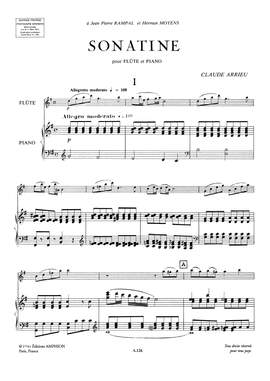 Claude Arrieu: Sonatine