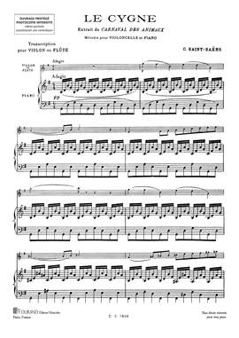 Camille Saint-Saens: Le Cygne