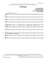James Koerts: I Will Sing - Full Score Product Image