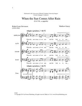 Matthew Emery: When the Sun Comes After Rain