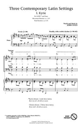 Jerry Estes: Three Contemporary Latin Settings