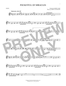 Sammy Cahn: Pocketful Of Miracles