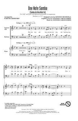 Paris Rutherford: One Note Samba (Samba De Uma Nota So)