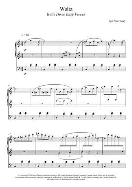 Igor Stravinsky: Three Easy Pieces - Waltz