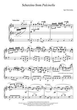 Igor Stravinsky: Scherzino from Pulcinella