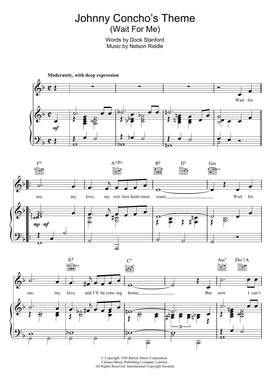 Frank Sinatra: Wait For Me (Johnny Concho's Theme)
