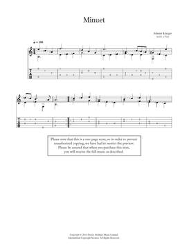 Johann Philipp Krieger: Minuet