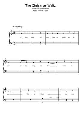 Sammy Cahn: The Christmas Waltz