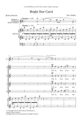 Nico Muhly: Bright Star Carol