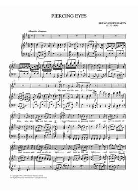 Franz Joseph Haydn: Piercing Eyes