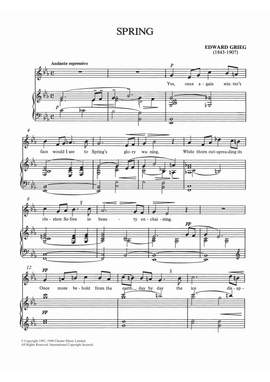 Edvard Grieg: Spring