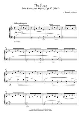Kenneth Leighton: The Swan (From Pieces For Angela)