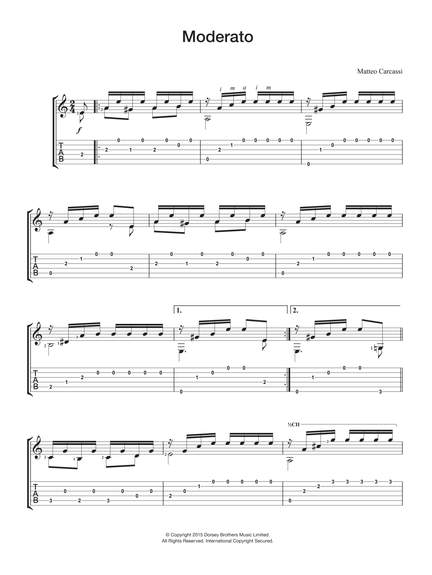 Matteo Carcassi: Moderato