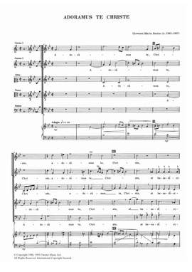 Giovanni Maria Nanino: Adoramus Te Christe