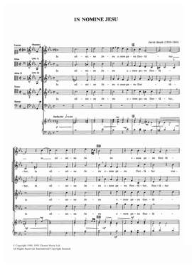Jacob Handl: In Nomine Jesu