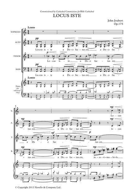 John Joubert: Locus Iste