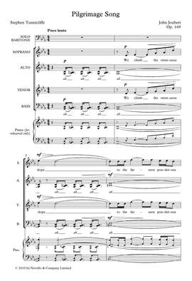 John Joubert: Pilgrimage Song