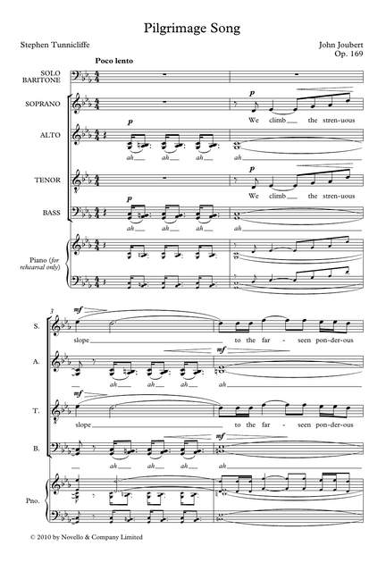 John Joubert: Pilgrimage Song