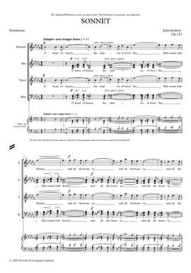 John Joubert: Sonnet